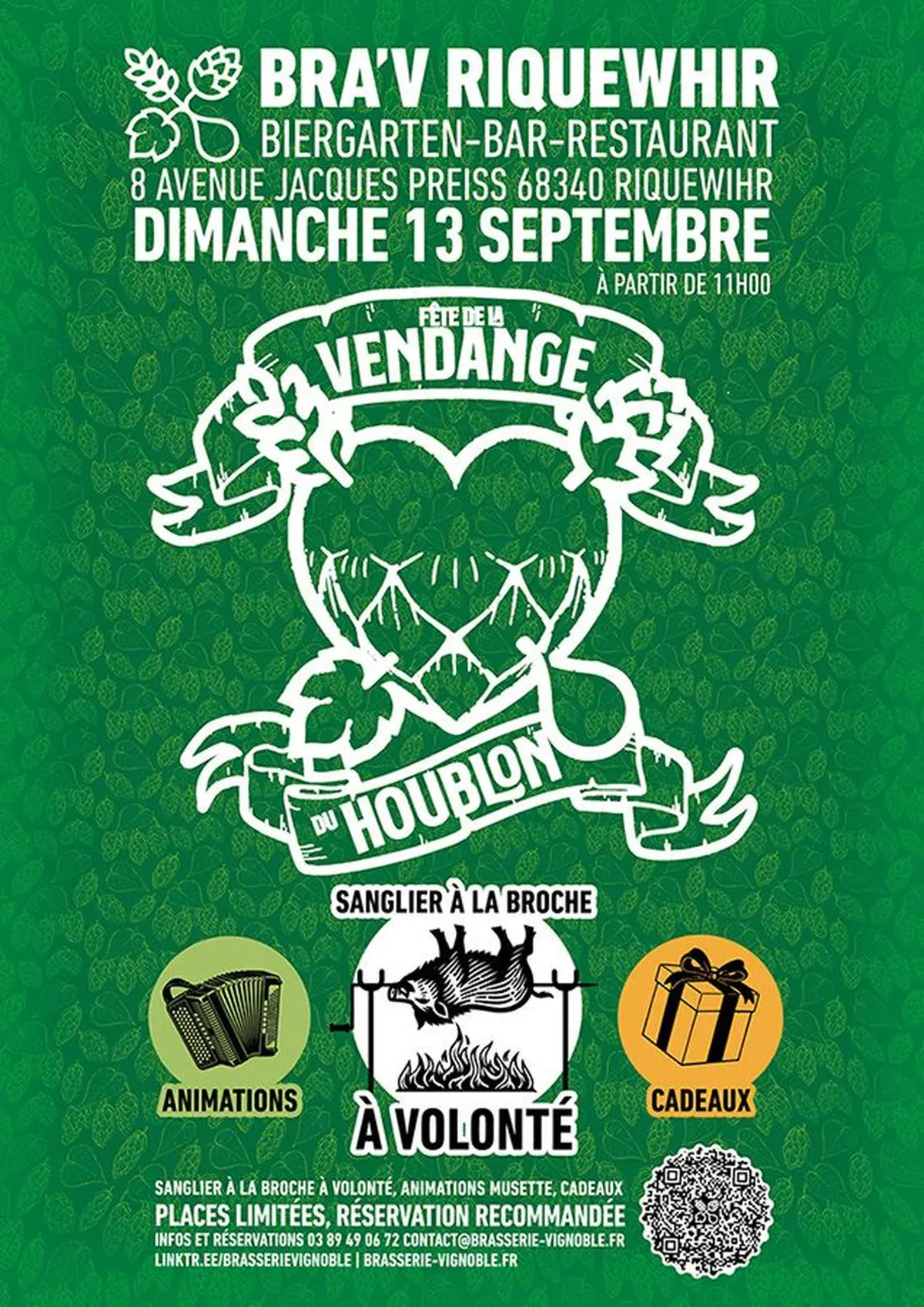 Fête de la vendange du houblon de la Brasserie du Vignoble (Bra'V)