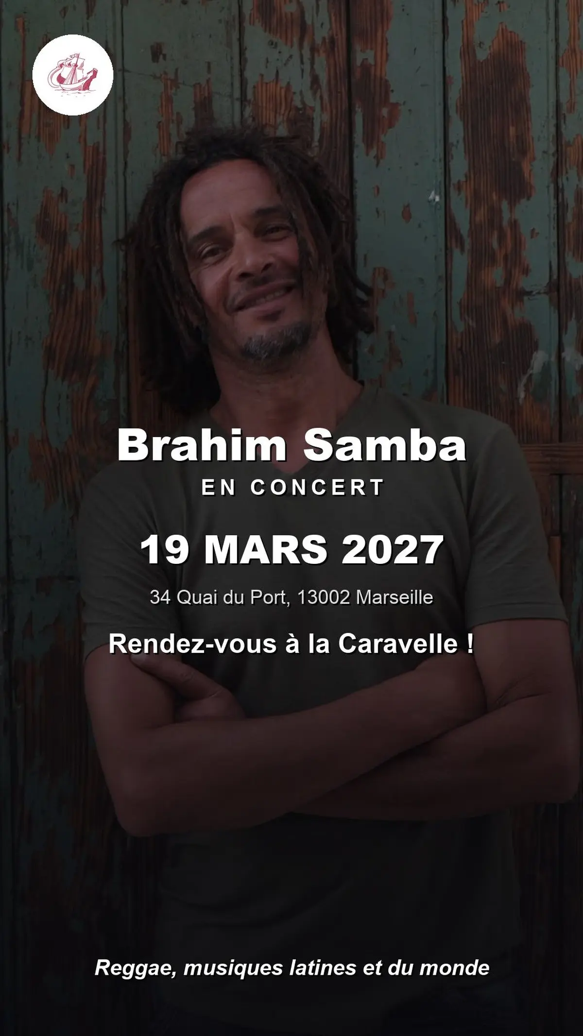 Brahim Samba en concert à La Caravelle