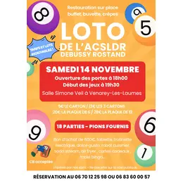 Loto de L' A C S L D R Debussy Rostand