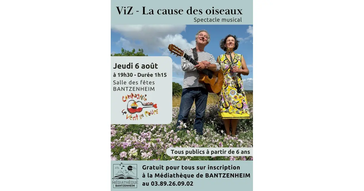 Spectacle musical - La cause des oiseaux - à partir de 6 ans