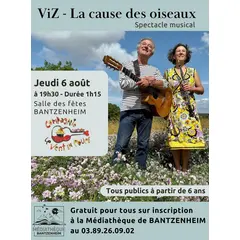Spectacle musical - La cause des oiseaux - à partir de 6 ans