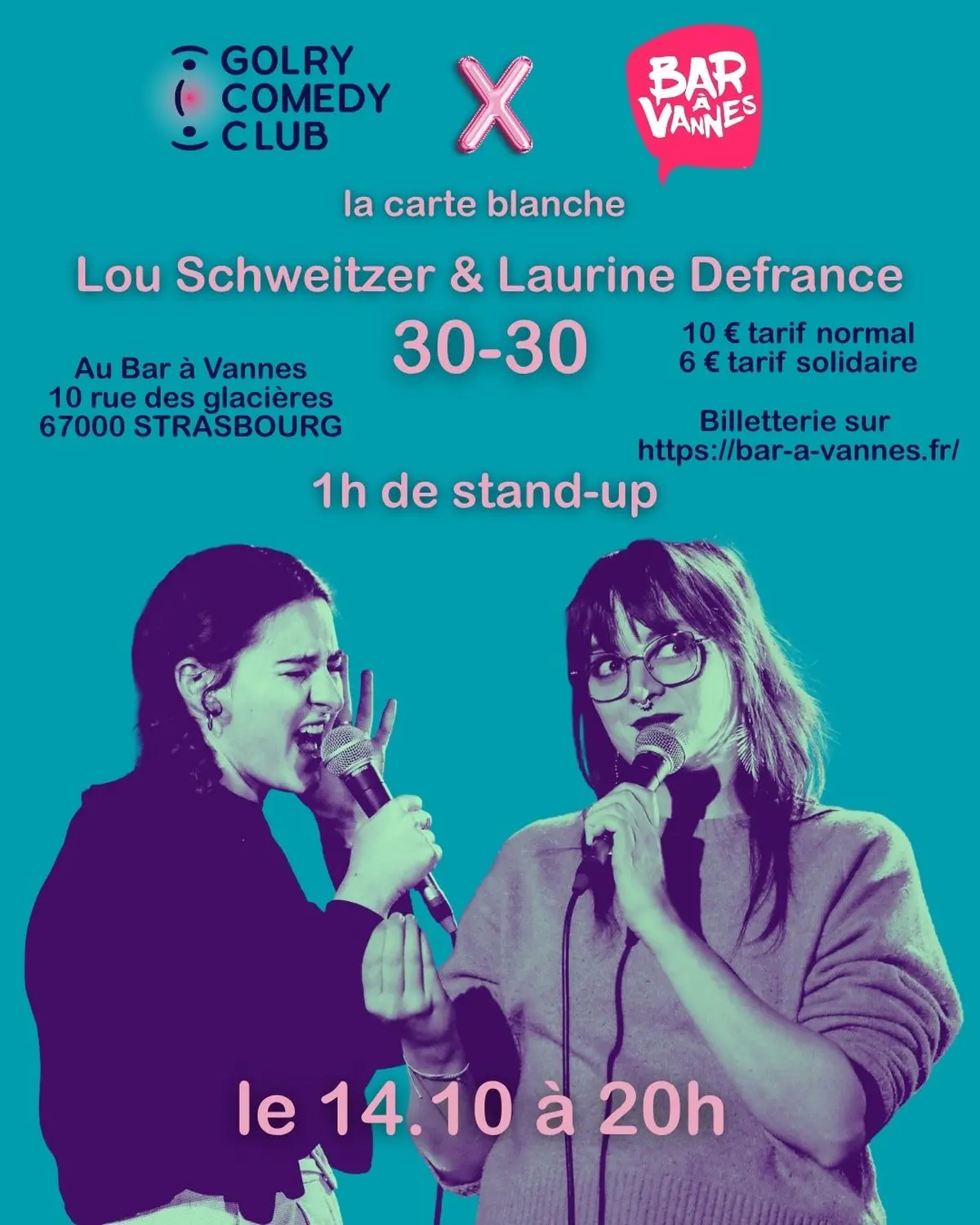 Stand-up : le 30-30 de Lou Schweitzer & Laurine Defrance