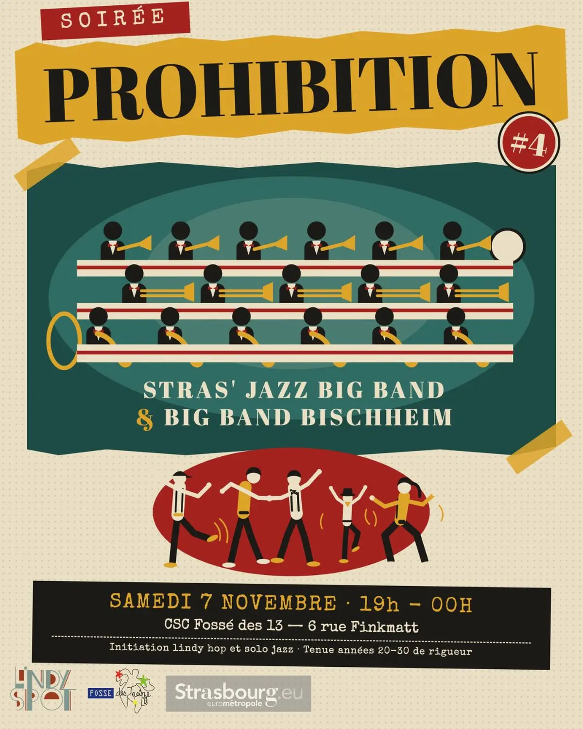 Soirée Prohibition #4 au Fossé des 13