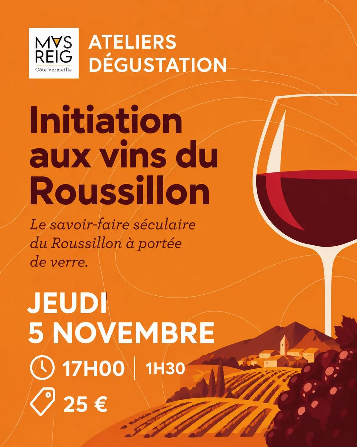 Initiation aux vins du Roussillon