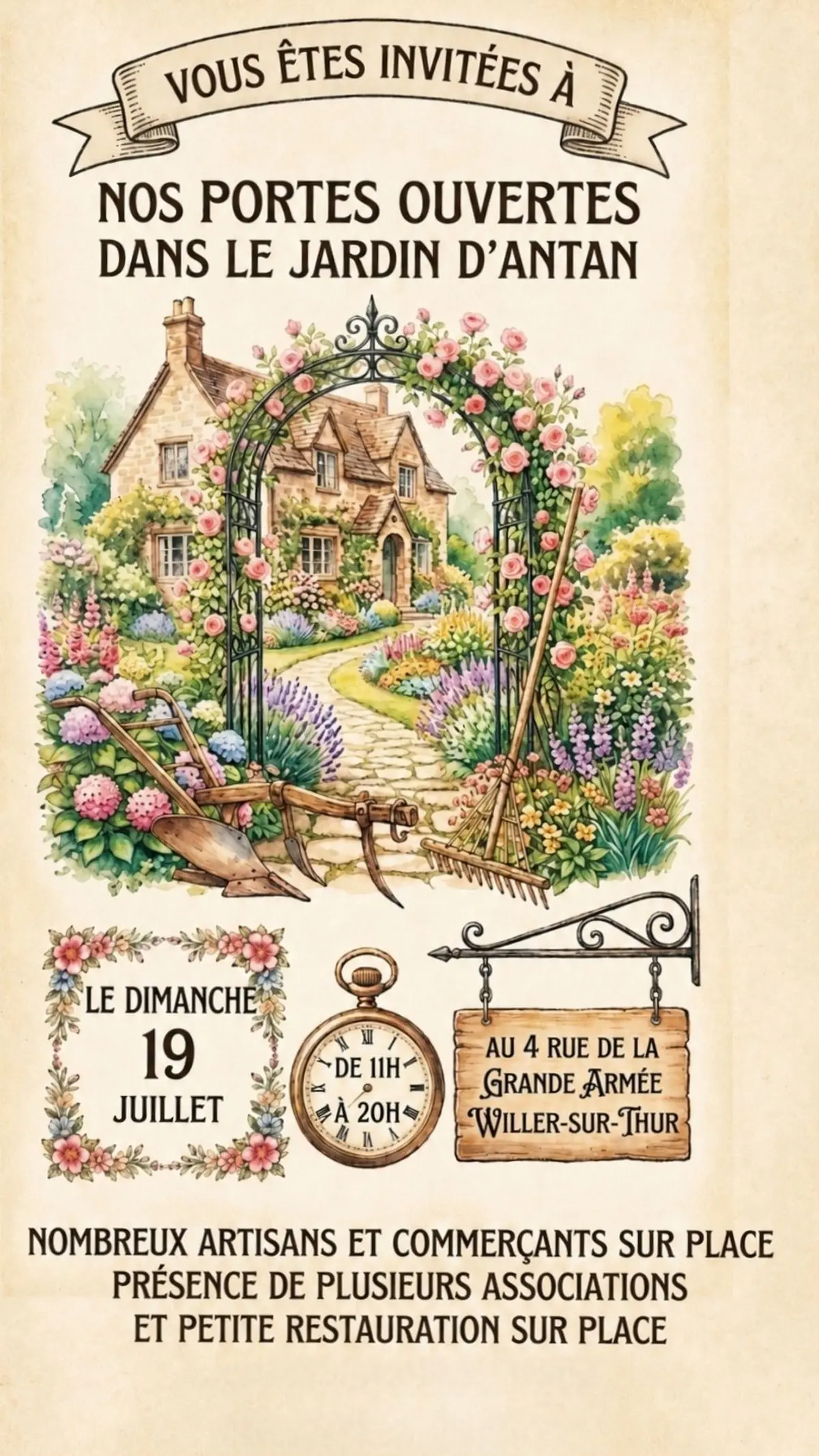 Portes ouvertes au Jardin D'Antan 