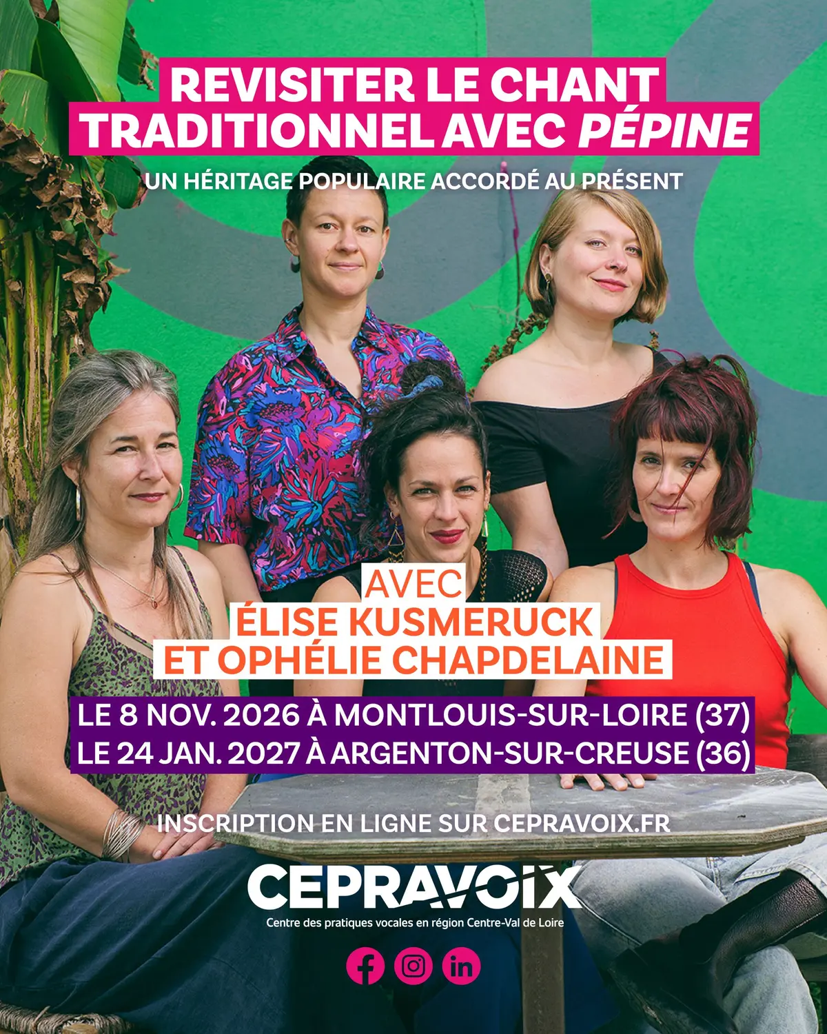 Revisiter le chant traditionnel avec Pépine