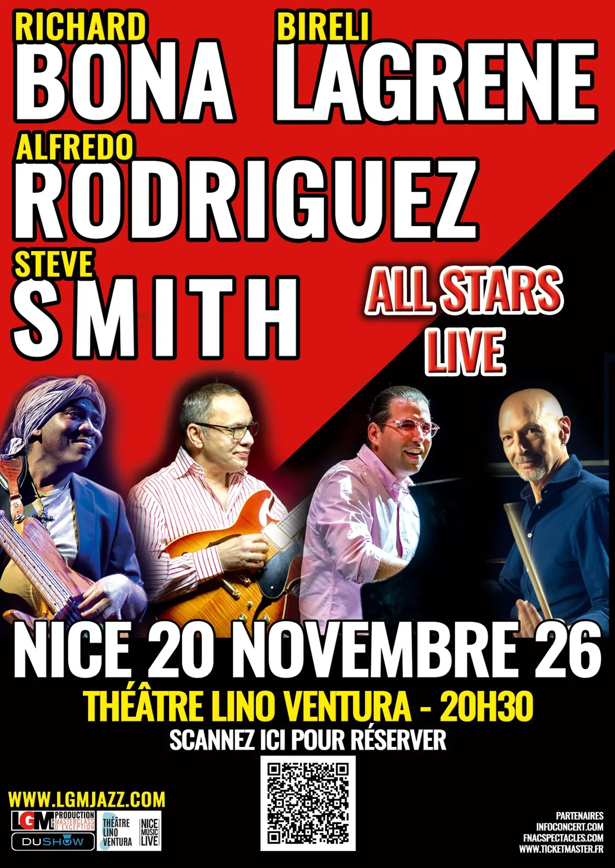 Richard BONA -Biréli LAGRENE - Alfredo RODRIGUEZ - Steve SMITH