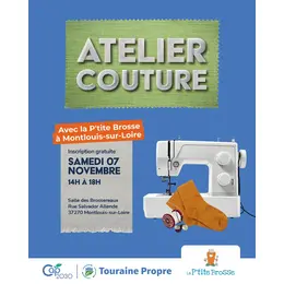 Atelier couture avec la P’tite Brosse