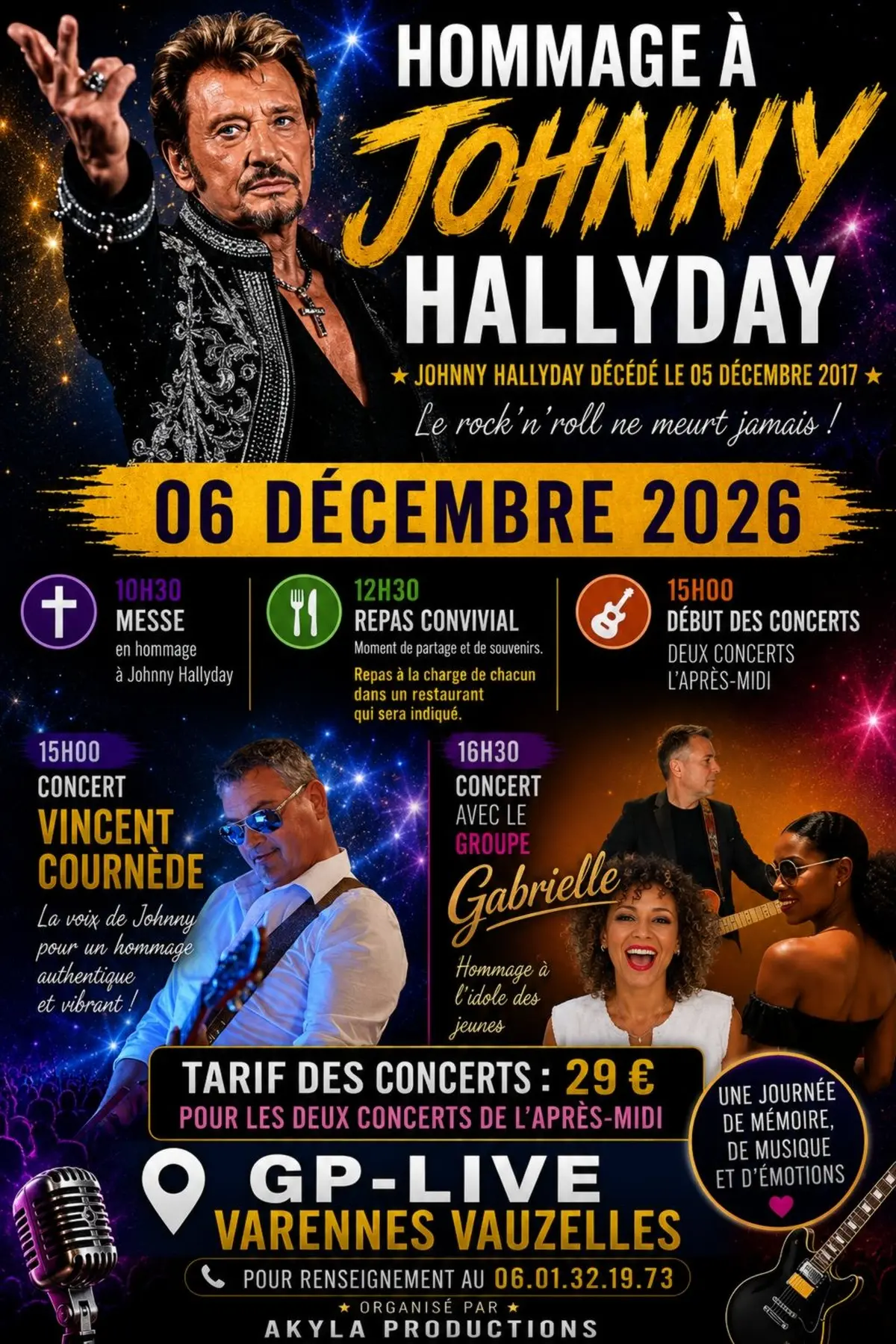 Hommage à Johnny Hallyday