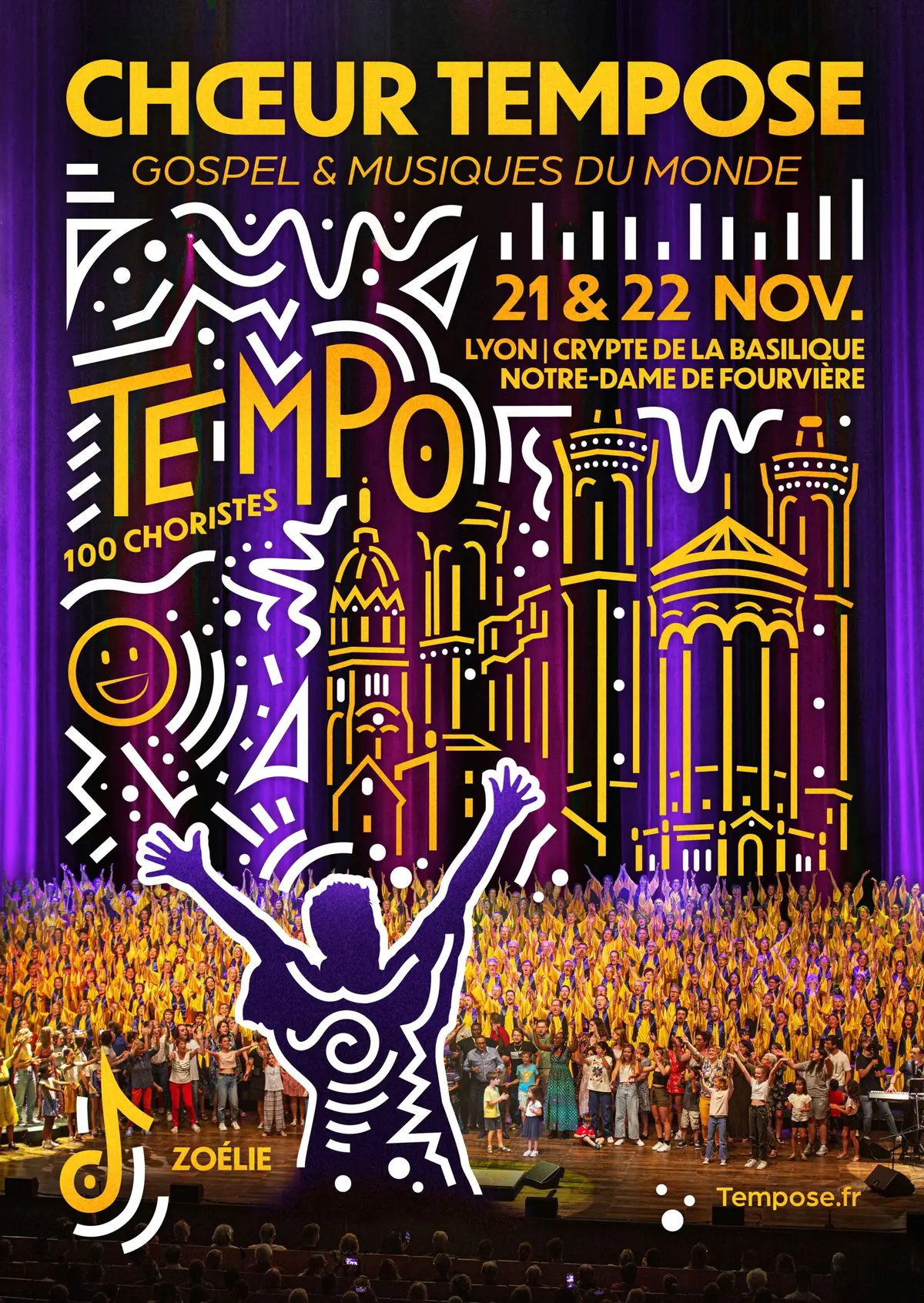 Spectacle TEMPO ! à la Crypte de la Basilique de Fourvière