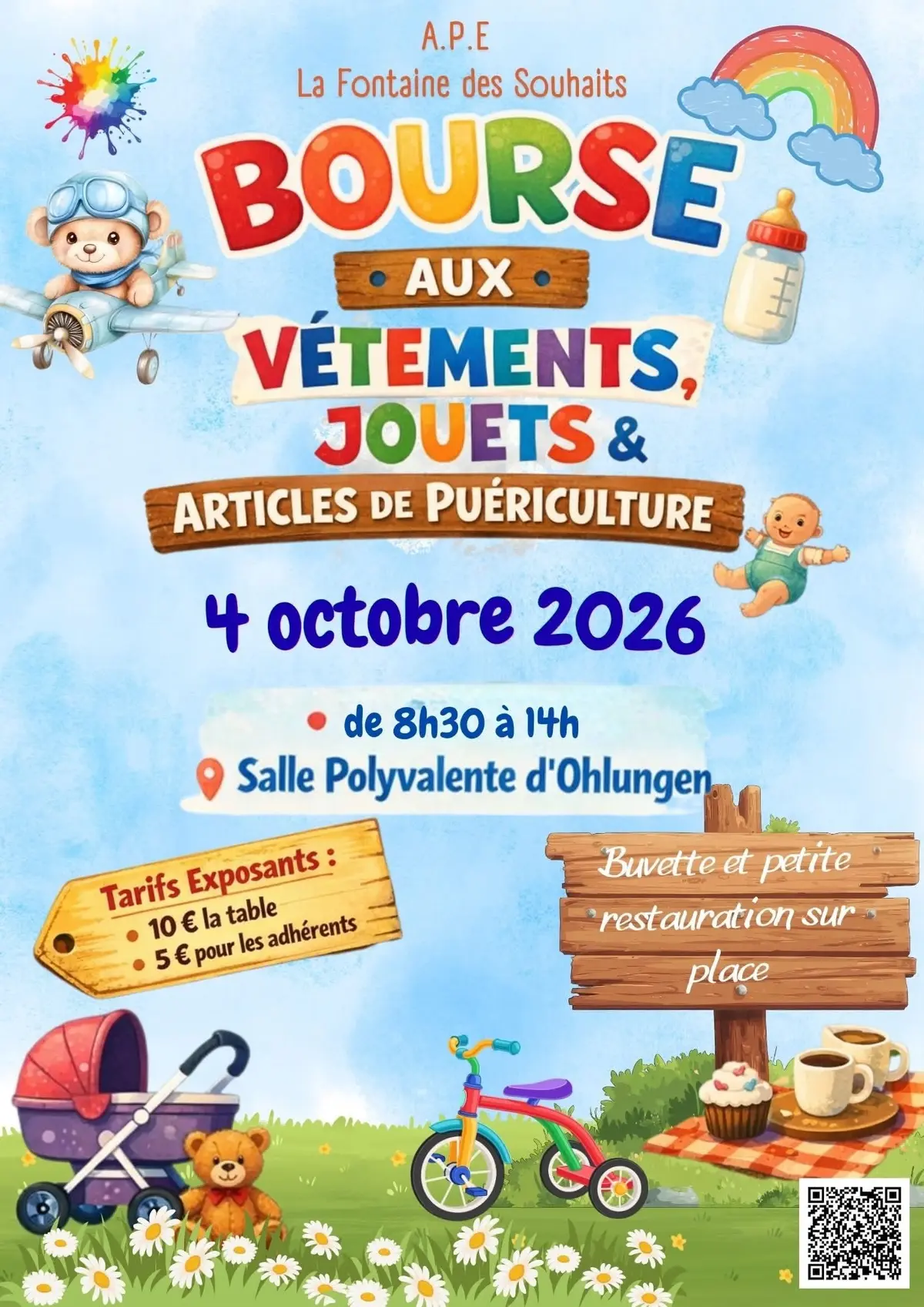 Bourse aux vêtements et articles de puériculture 
