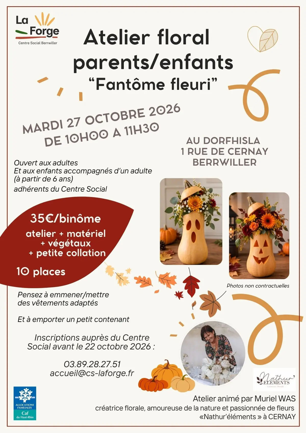Atelier floral: Fantôme fleuri