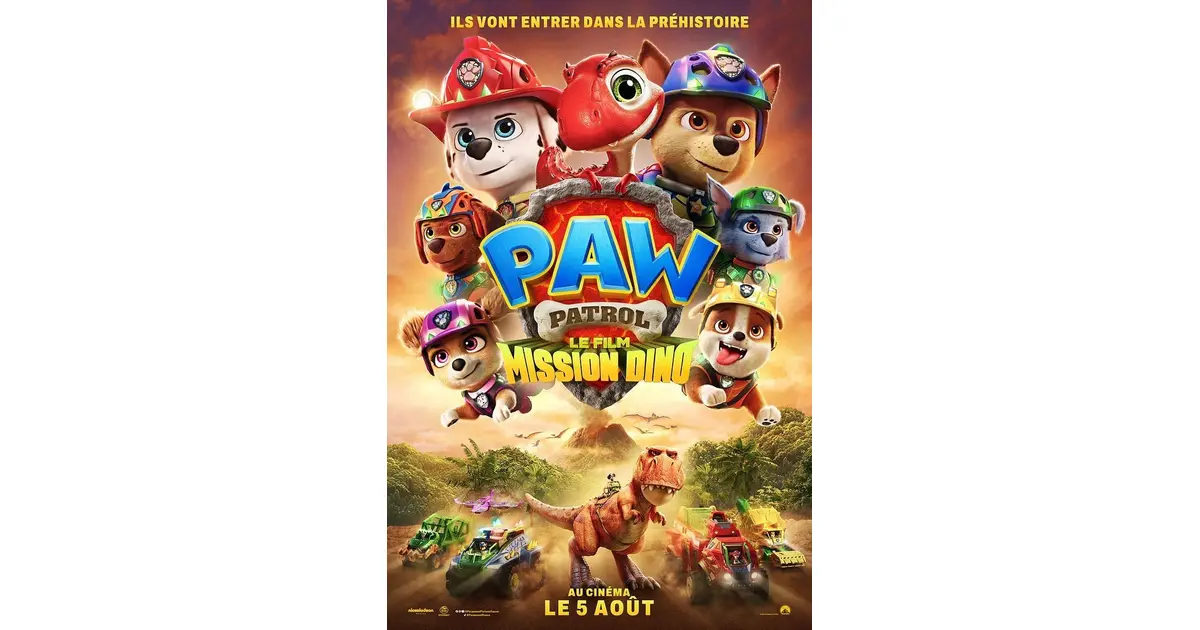Cinéma : La Pat' Patrouille : Mission Dino