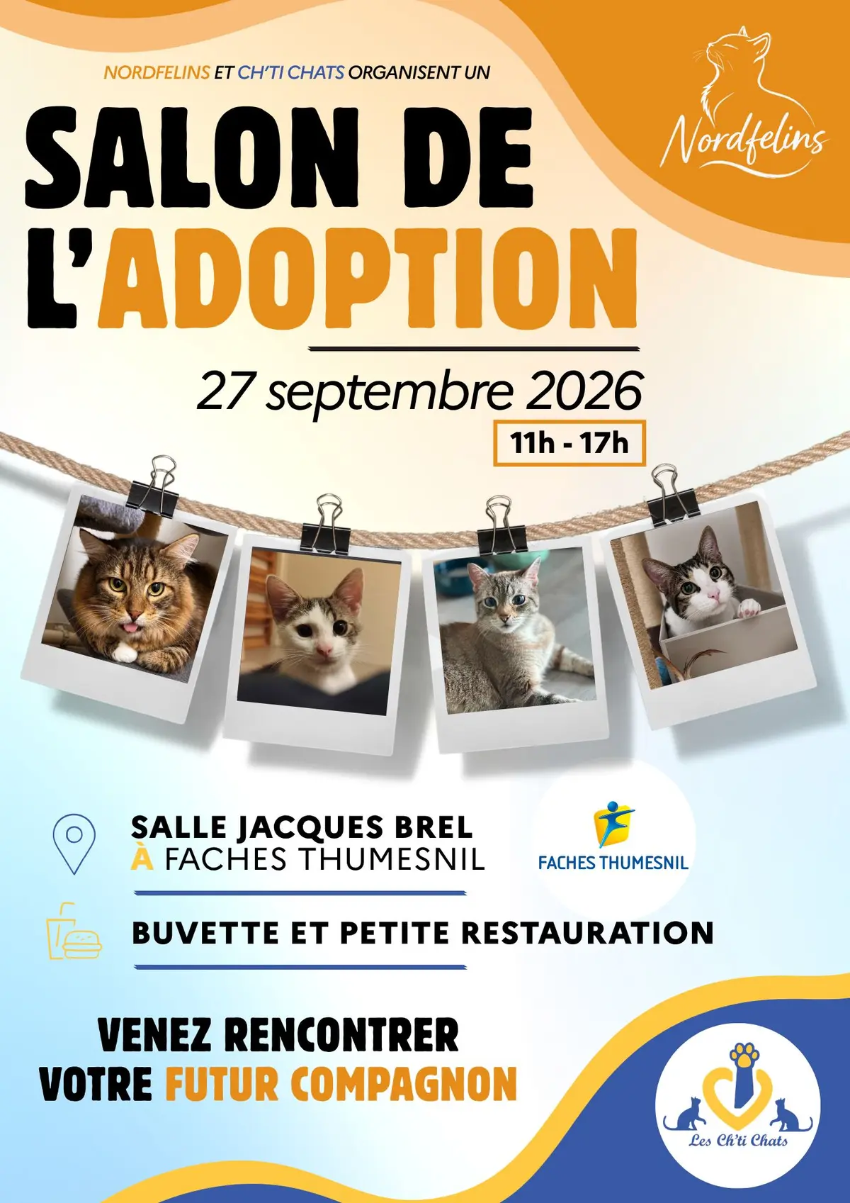 Salon de l’adoption – spécial chats à Faches-Thumesnil