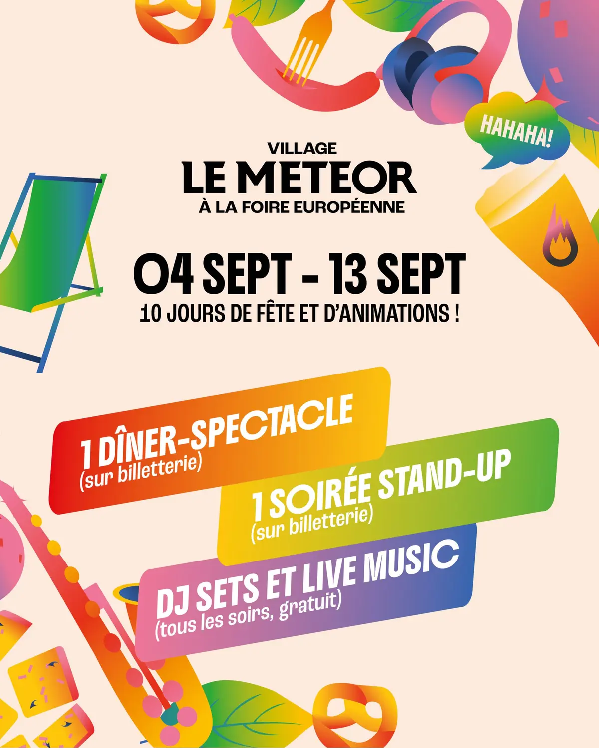 Le Village Meteor à la Foire Européenne