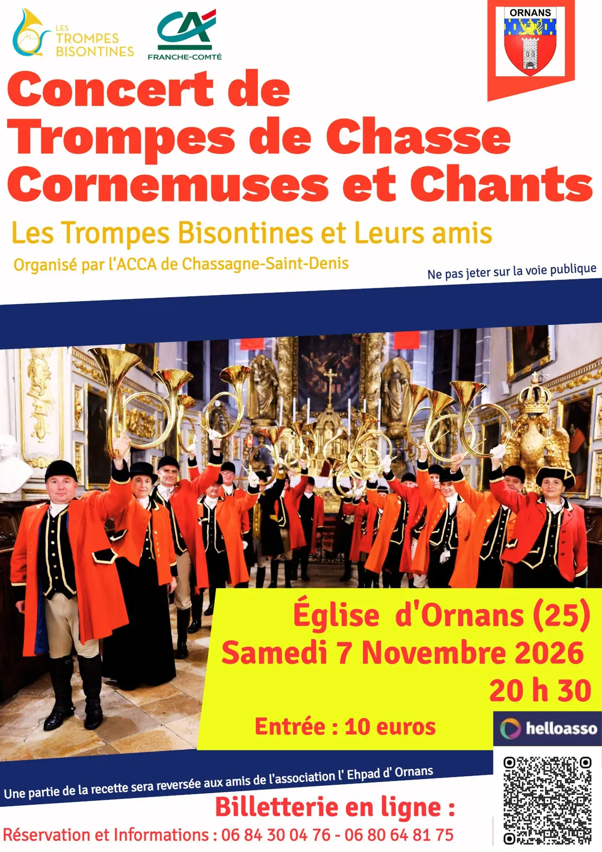 Concert de Trompes de Chasse, Cornemuses et Chants