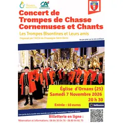 Concert de Trompes de Chasse, Cornemuses et Chants