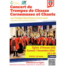 Concert de Trompes de Chasse, Cornemuses et Chants