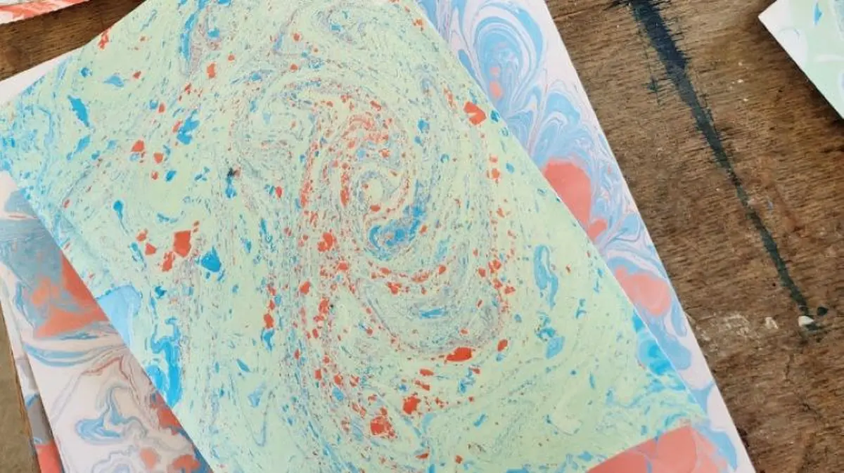 Eau en couleurs ! - Ateliers marbling