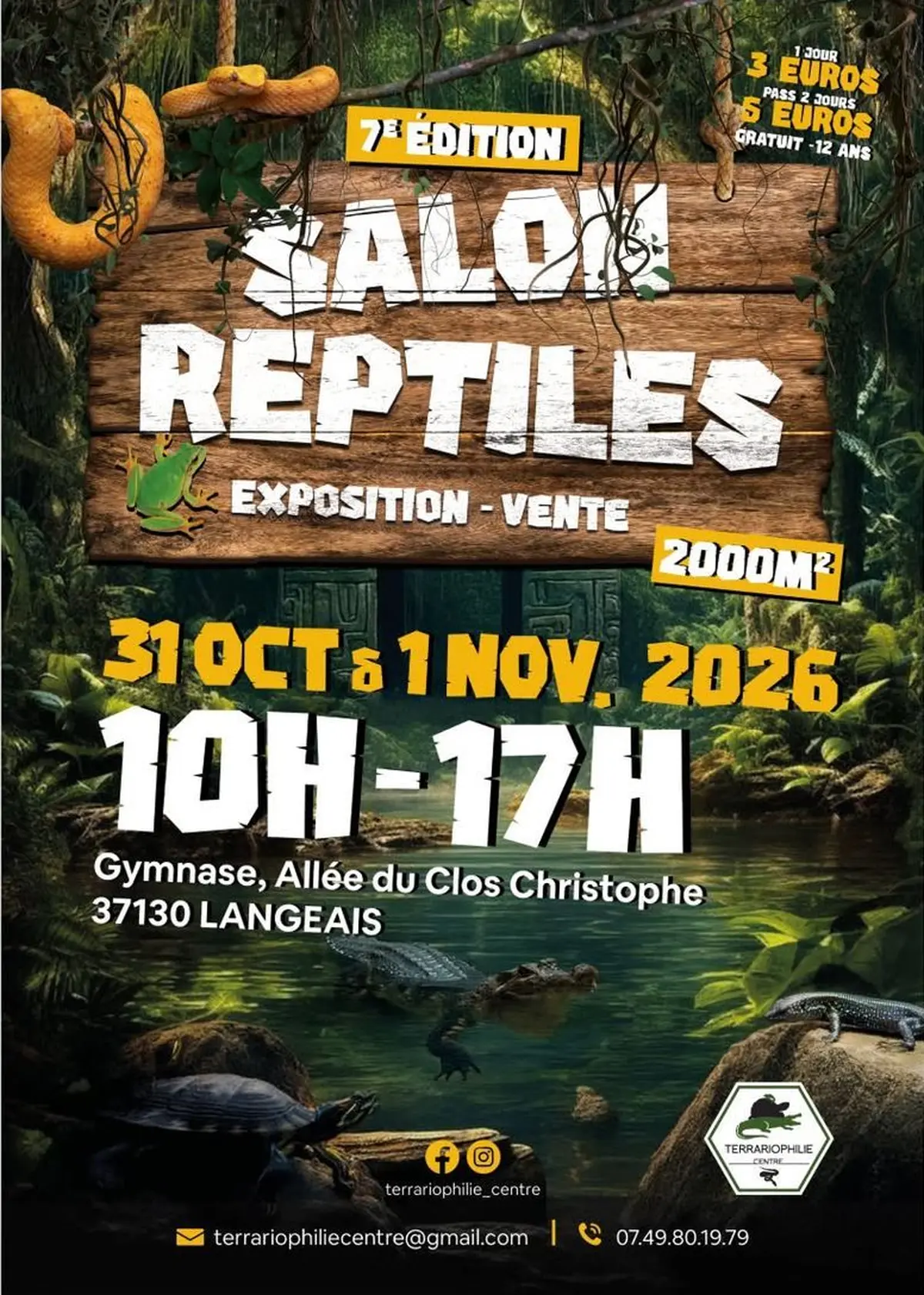 RDV au Salon Reptiles Terrariophilie Centre avec AmphiRept