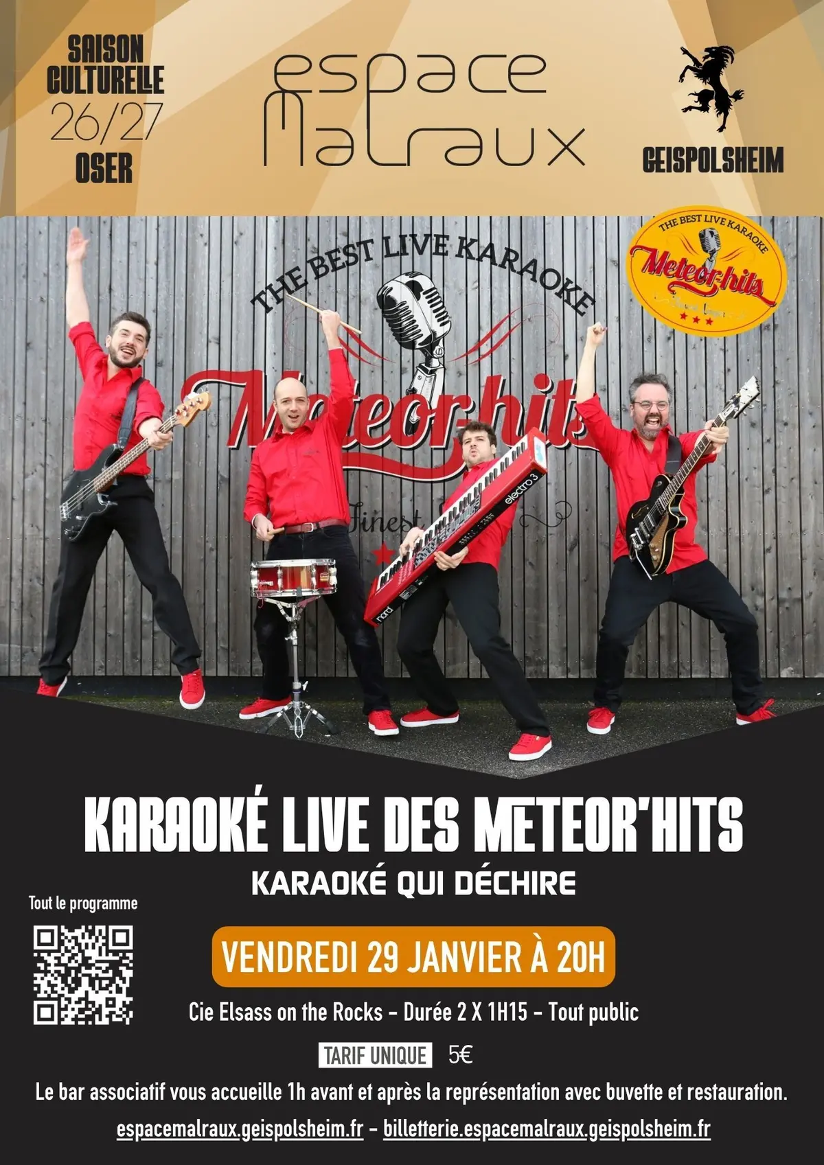 Karaoké live des Meteor'Hits