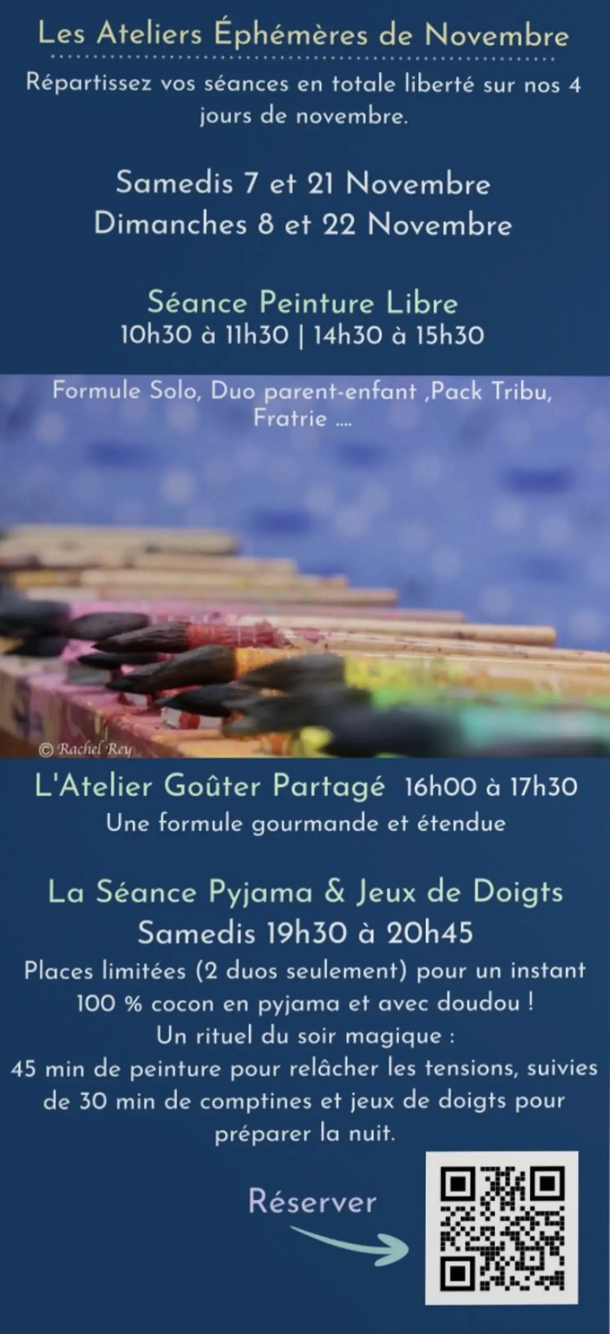 L'Atelier Goûter Partagé et Peinture Libre