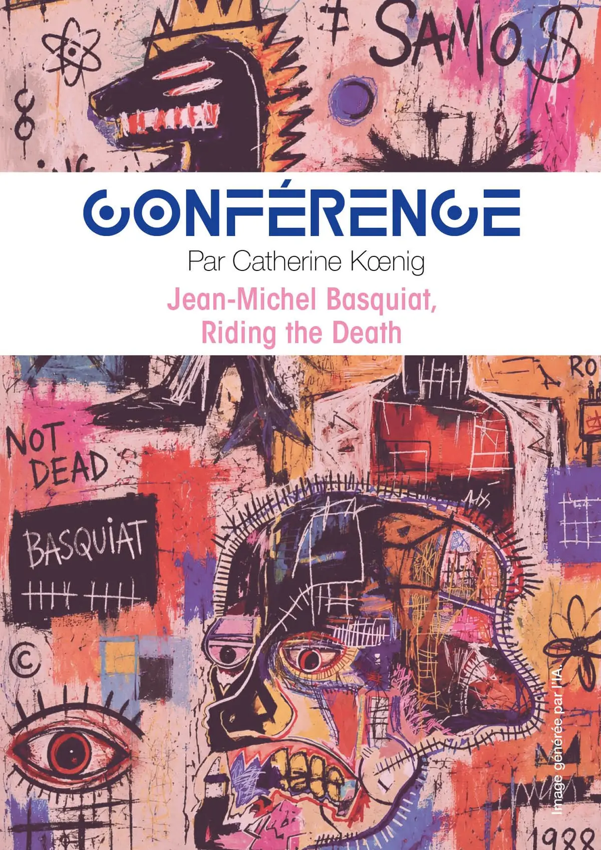CONFÉRENCE -  Jean Michel Basquiat, Riding the death