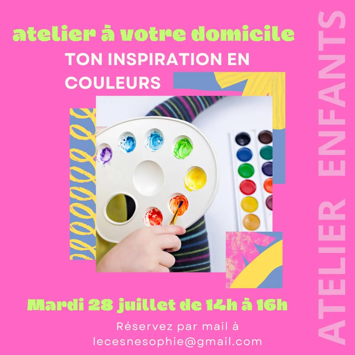 Atelier de peinture à domicile