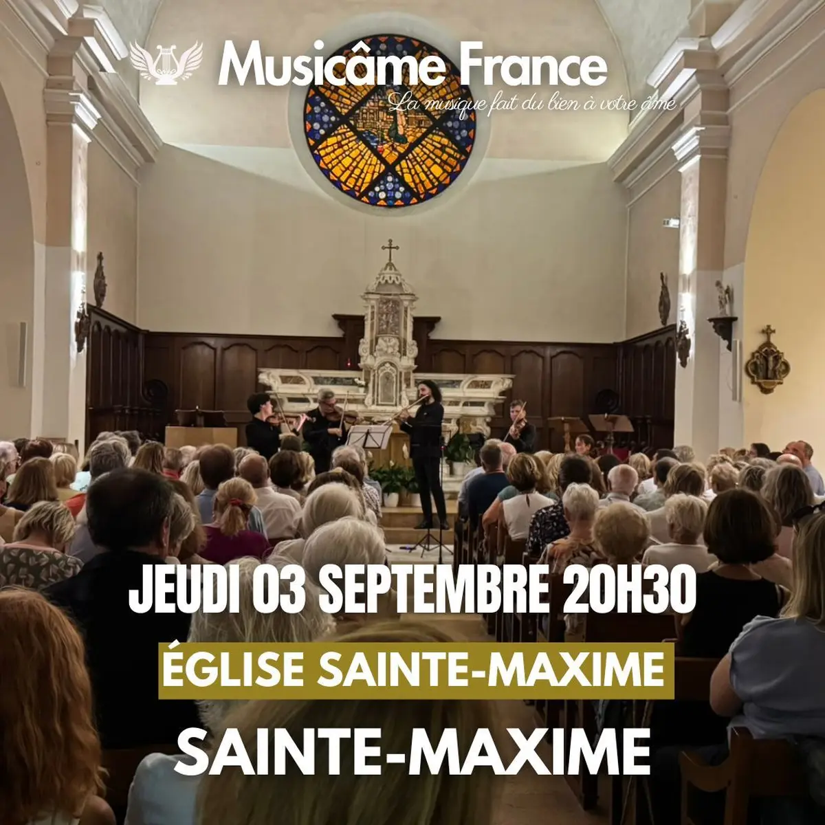 Concert à Sainte-Maxime : Ravel, Bach, Vivaldi, Cantemir, Rachmaninov, Puccini