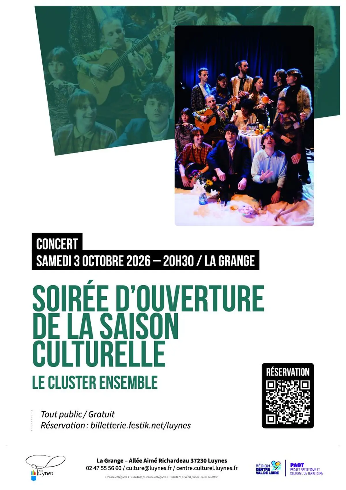 Soirée d’ouverture de la saison culturelle