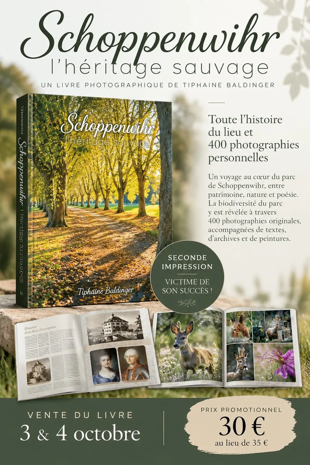 Vente du livre Schoppenwihr, l'Héritage Sauvage