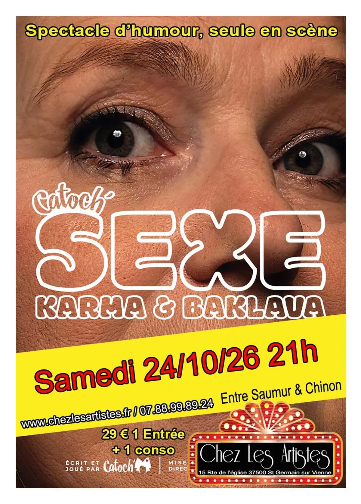 Spectacle humour Sexe Karma et Baklava