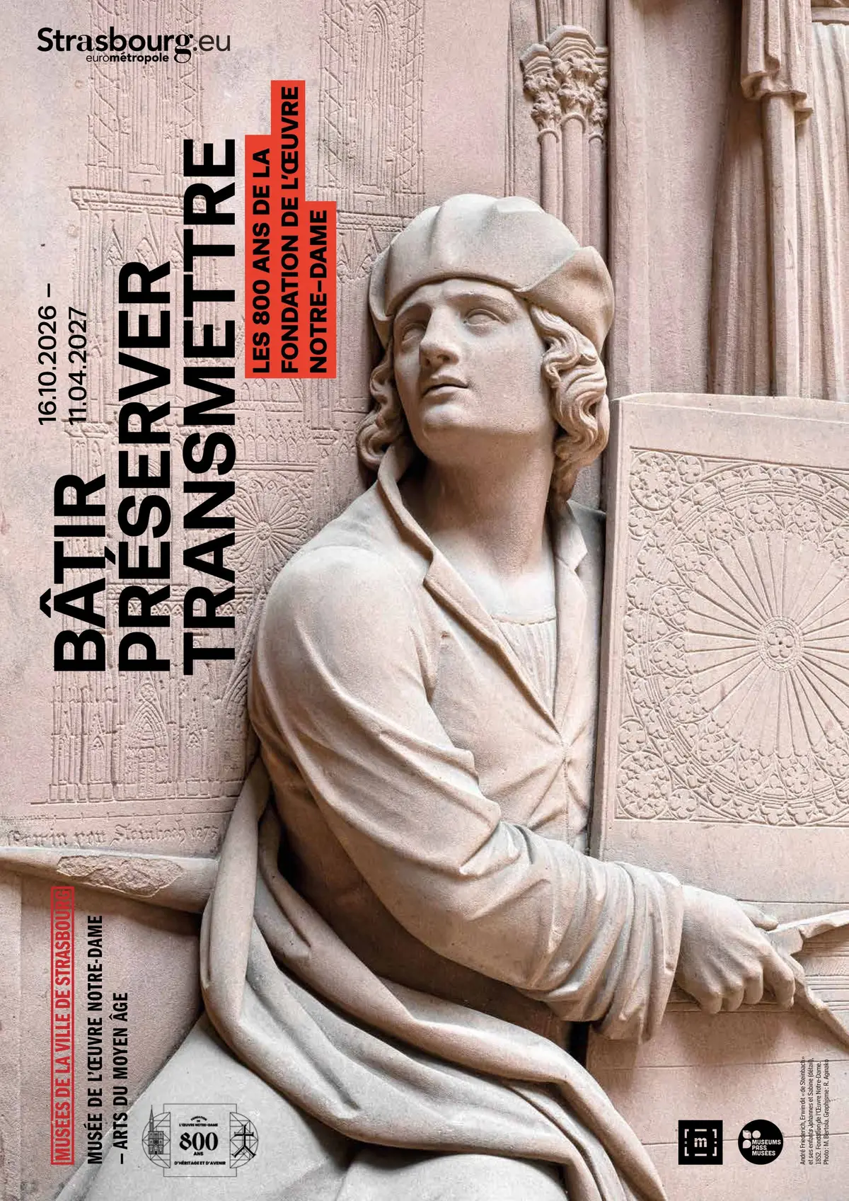 Exposition sur les 800 ans de la Fondation de l'Œuvre Notre-Dame à Strasbourg