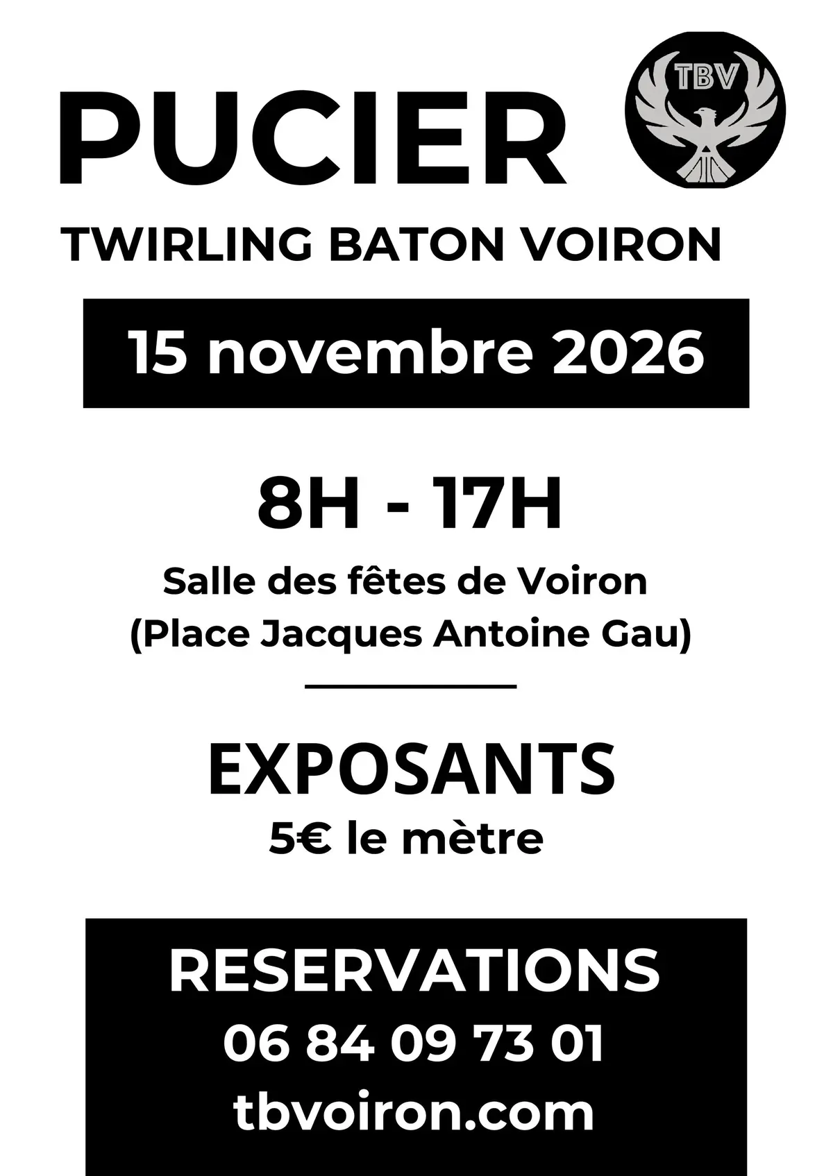 Pucier Twirling Bâton de Voiron