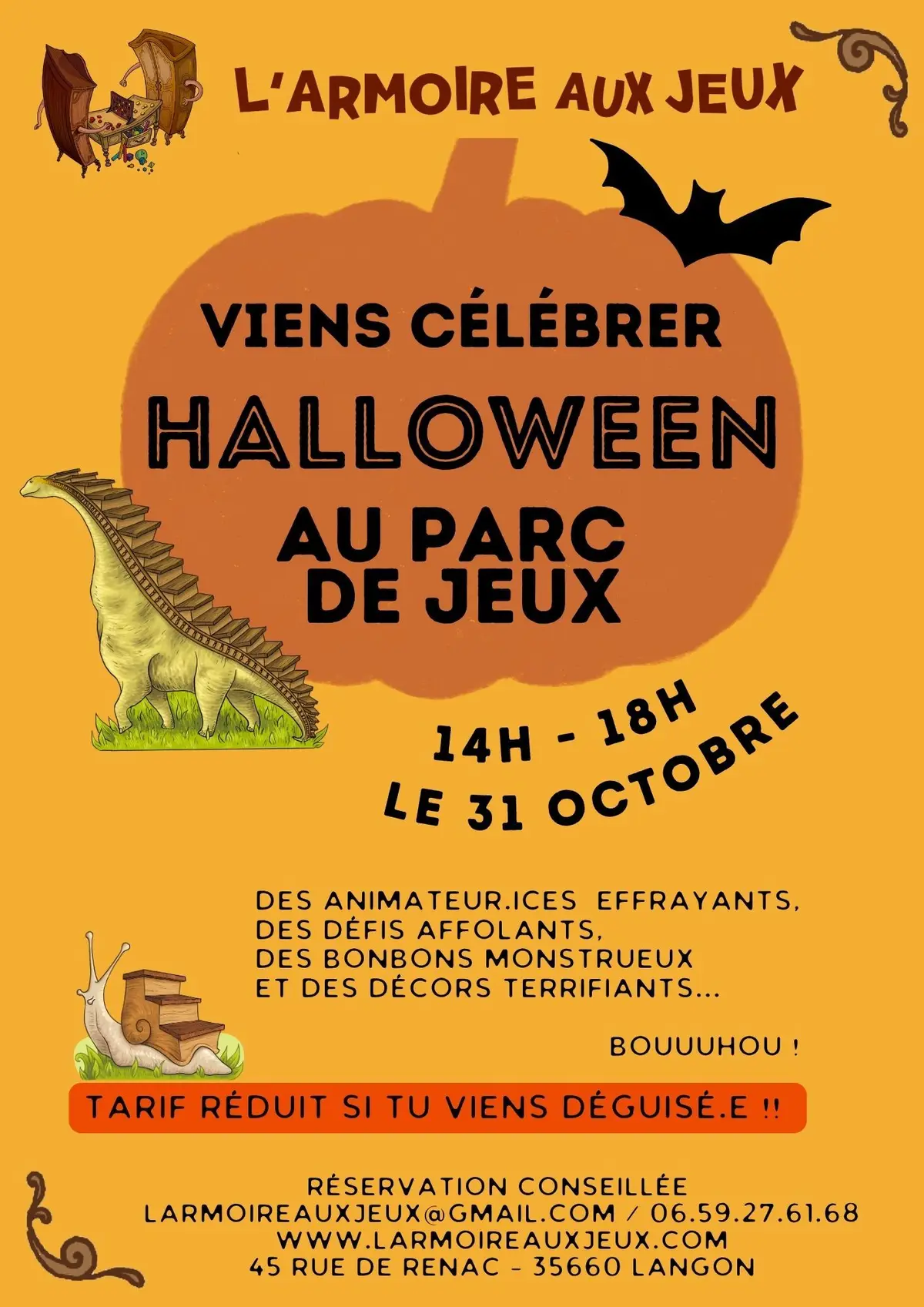 Halloween au parc de L'Armoire aux Jeux