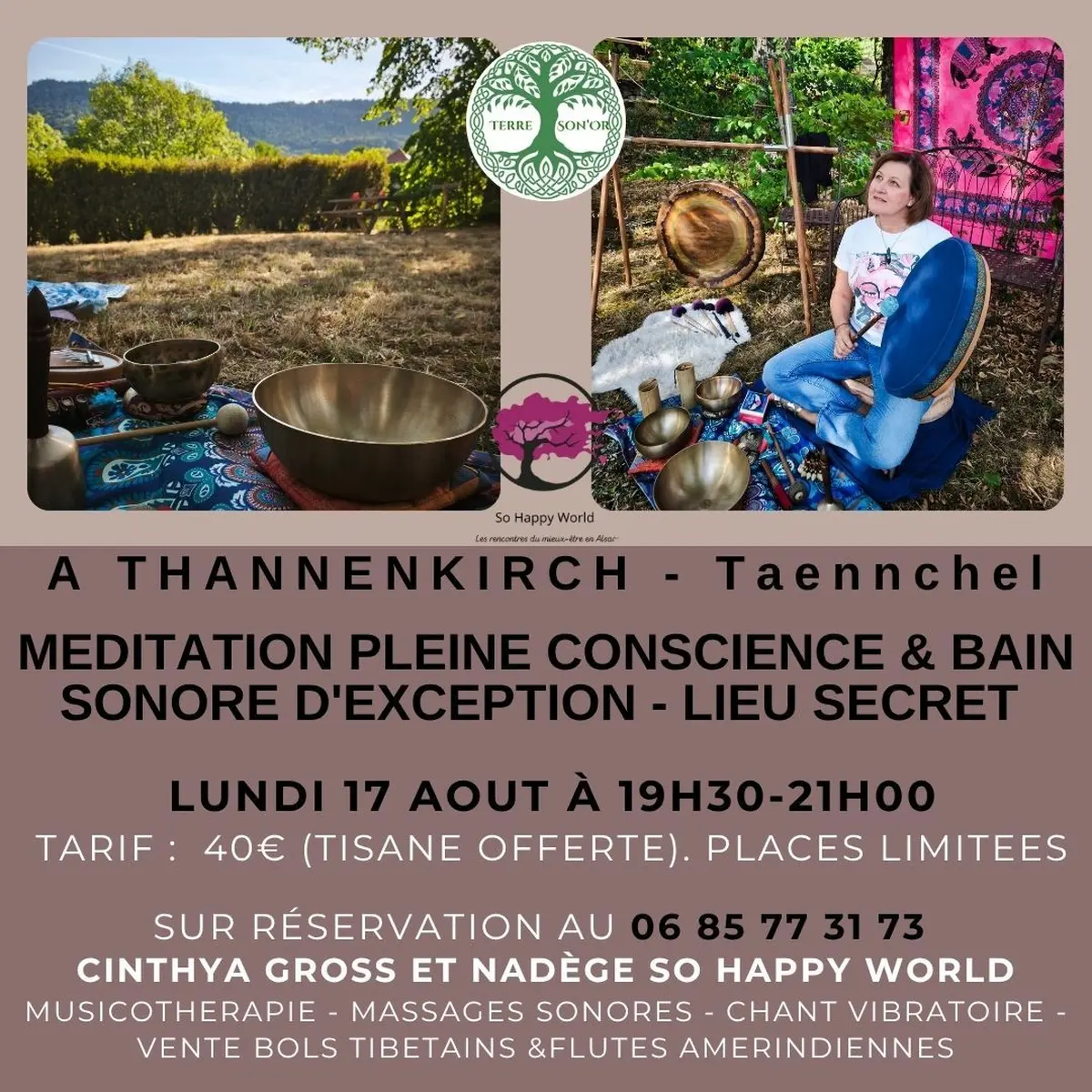Méditation pleine Conscience & Voyage Sonore d'Exception 