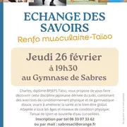 Echange des savoirs : Renfo musculaire Taïso