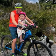 Échappée parent-enfant en VTT électrique à Réallon (05)