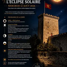 Eclipse à la Tour de l'Honneur
