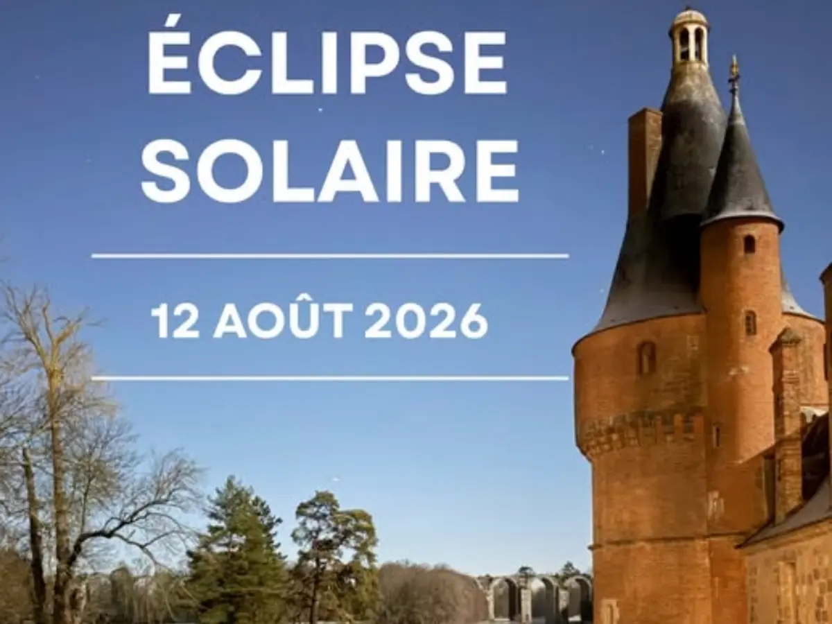 Éclipse solaire au château