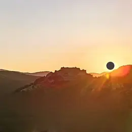 Eclipse Solaire Au Château De Termes