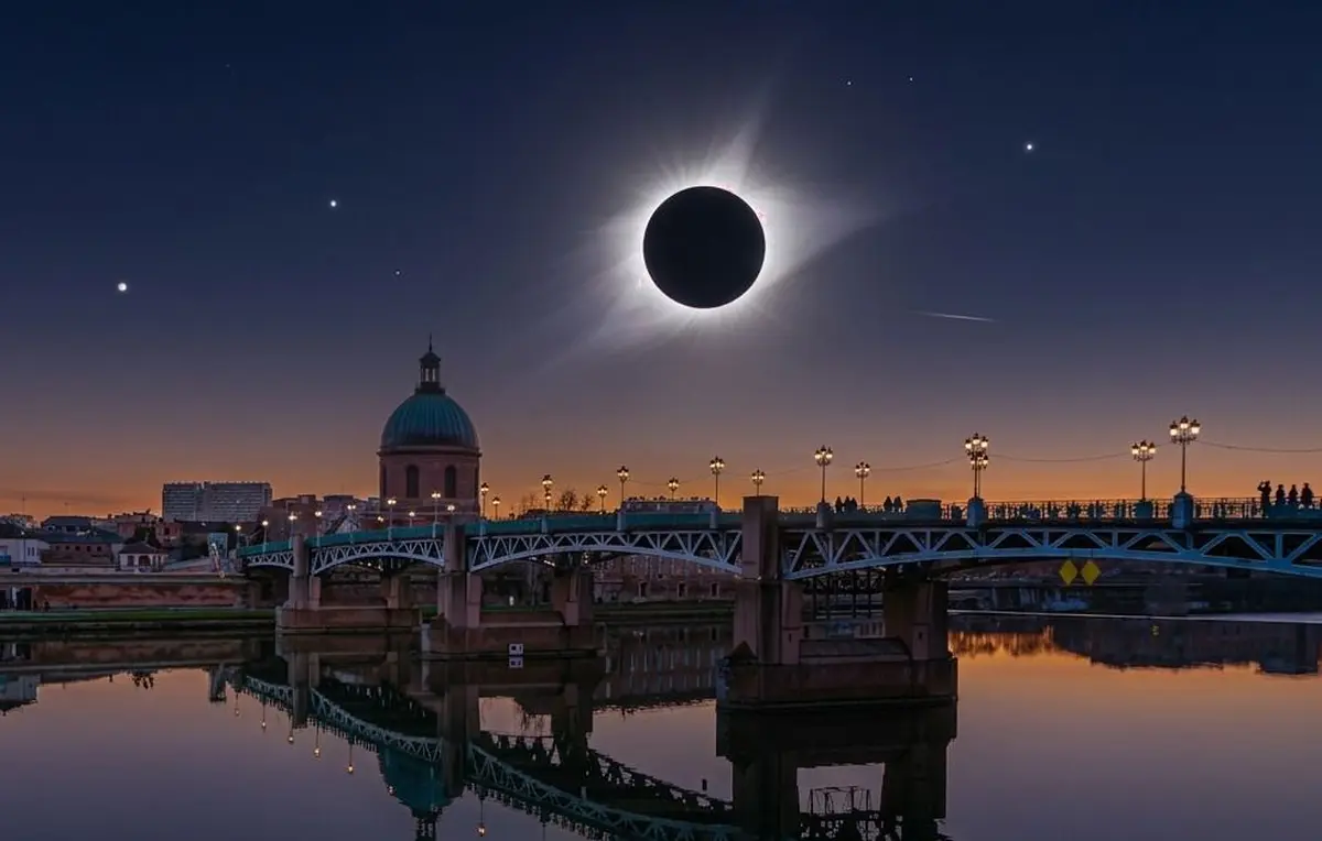 &Eacute;clipse solaire du 12 ao&ucirc;t 2026 &agrave; Toulouse 