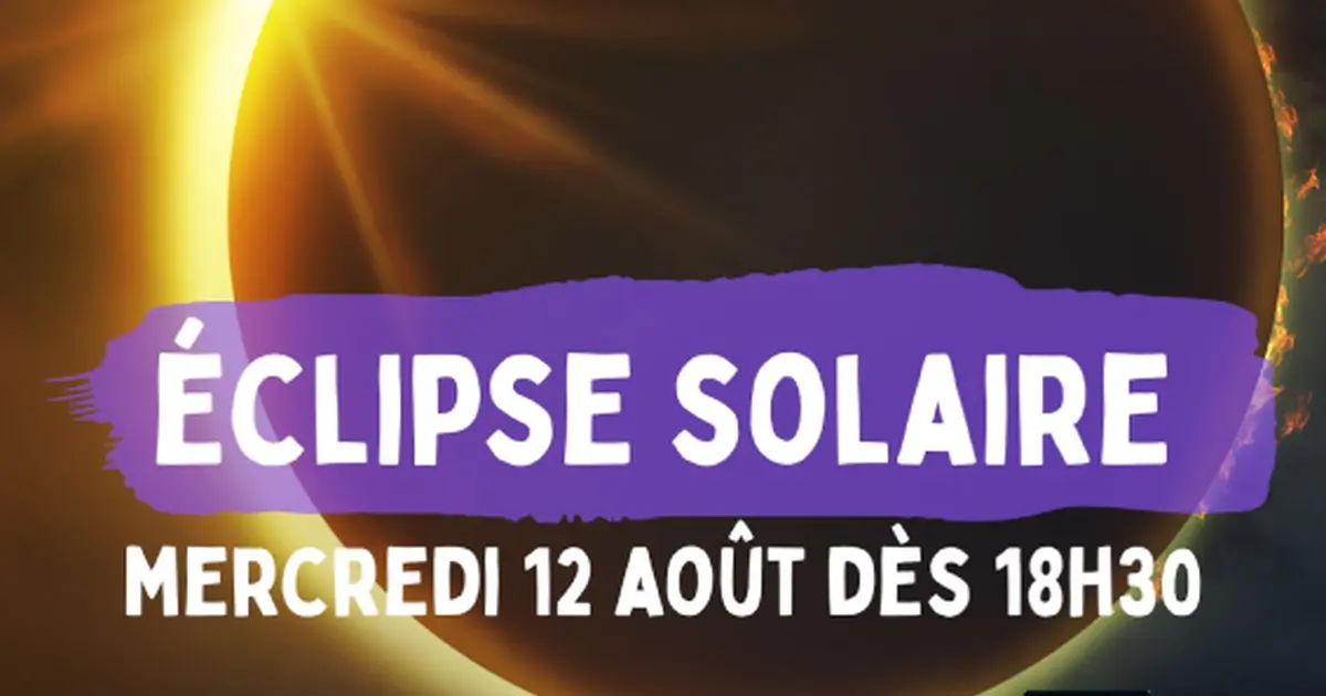 Éclise solaire à la Secousse