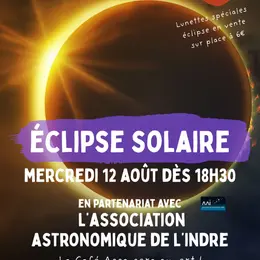 Éclise solaire à la Secousse