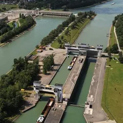 Centrale hydroélectrique EDF de Kembs
