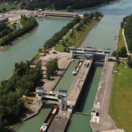 Centrale hydroélectrique EDF de Kembs