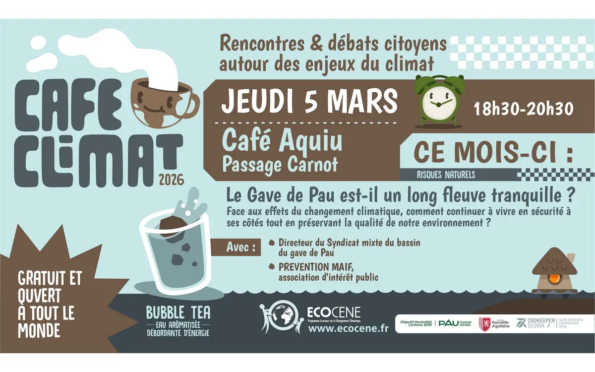 Ecocène: Café Climat - Le Gave est-il un long fleuve tranquille?