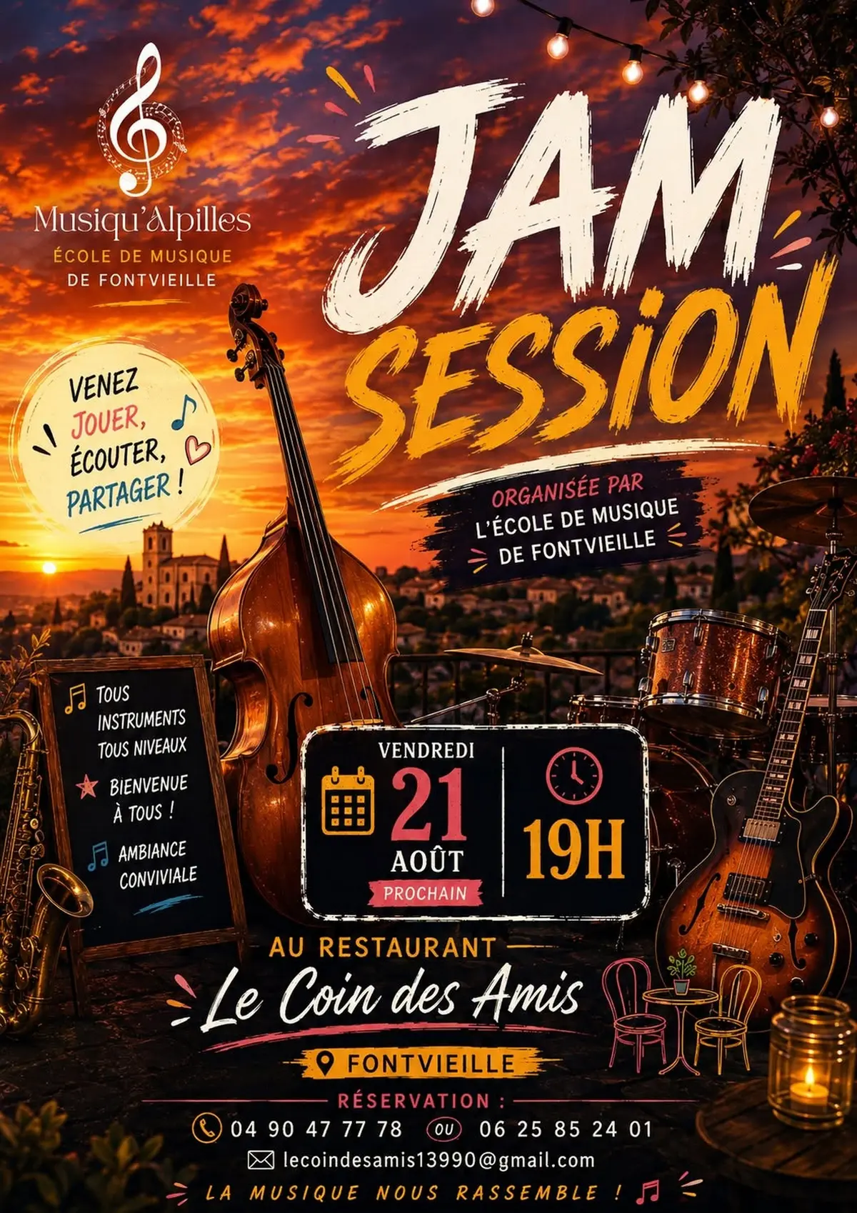 École de Musique de Fontvieille - Jamm Session