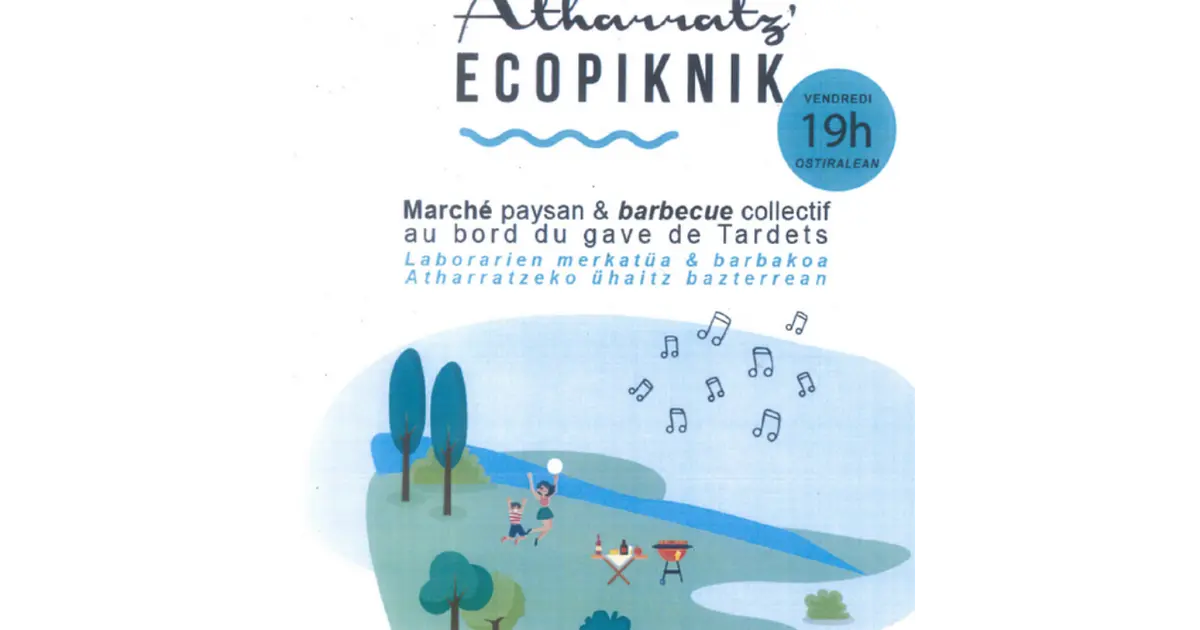 Ecopiknik, marché paysan et barbecue collectif