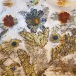 Ecoprint: Stage d’initiation aux couleurs et empreintes végétales sur textile de coton - Stage de 6h